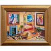 Image 1 : Alexander Astahov- Original Giclee on Canvas "Interior with Chagall"