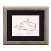 Image 1 : Wyland, "Orca" Framed Original Sketch, Hand Signed with Certificate of Authenticity.