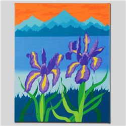  Iris Lake  Limited Edition Giclee on Canvas by Larissa Holt, Numbered and Signed with COA. This pie