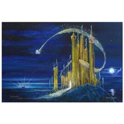 Peter (1913-2007) & Harrison Ellenshaw - "Gold Castle" Limited Edition Hand Embellished Giclee on Ca