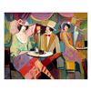 Image 1 : Isaac Maimon, "Apologize" Original Acrylic Painting, Hand Signed with Certificate of Authenticity.