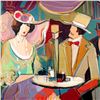 Image 2 : Isaac Maimon, "Apologize" Original Acrylic Painting, Hand Signed with Certificate of Authenticity.