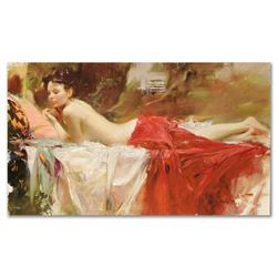 Pino (1939-2010),  Love Notes  Artist Embellished Limited Edition on Canvas (40  x 24 ), AP Numbered