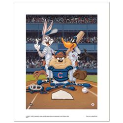  At the Plate (Cubs)  Numbered Limited Edition Giclee from Warner Bros. with Certificate of Authenti