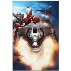 Marvel Comics "Iron Man 2.0 #7" Numbered Limited Edition Giclee on Canvas by Salvador Larroca with C