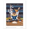 Image 1 : "At the Plate (Dodgers)" Numbered Limited Edition Giclee from Warner Bros. with Certificate of Authe