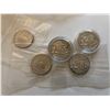Image 1 : Group of 5 Total Coins All for 1 Money