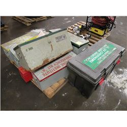 Pallet of 5 chlorine emergency devices