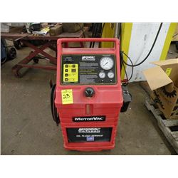 MotorVac oil flush system