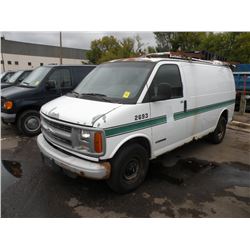 2000 Chev 2500 van SN#-1GCCC25R7Y1209447