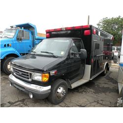 2006 Ford Econoline ambulance SN#-1FDXE45P56DA20724