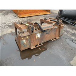 Twin Cyl. Grapple Bucket for Skid loader