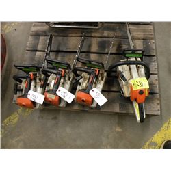 (4) Stihl chainsaws