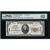 Image 1 : 1929 $20 Cincinnati National Bank Note PMG 63