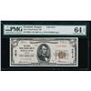 Image 1 : 1929 $5 Portland National Bank Note PMG 64EPQ