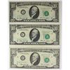 Image 1 : (3) 1974 $10.00 FEDERAL RESERVE NOTES: STAR NOTES
