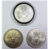 Image 2 : 3 COLORIZED AMERICAN SILVER EAGLES