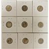 Image 2 : (9) DIMES - LIBERTY SEATED HALF DIMES & MERCURY