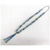 Image 2 : Navajo Turquoise & Red Shell Jocla Necklace