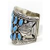 Image 2 : Navajo Sterling Turquoise Bracelet, Tommy Moore
