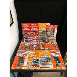 NASCAR COLLECTIBLES LOT (CEREAL BOXES/ MINI STATUE/ DIE-CAST BANK)