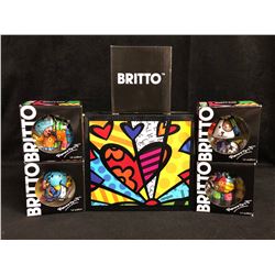 1st Edition Britto Miniature Collectible Figures Lot