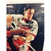Image 2 : TED LINDSAY SIGNED & FRAMED HOCKEY PRINT