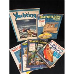 VINTAGE BOAT BUILDING MAGAZINE LOT