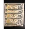 Image 1 : 1973 $1 UNCIRCULATED SEQUENTIAL CANADIAN BANK NOTES