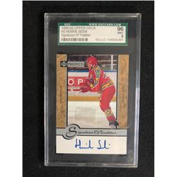 1999-00 HS HENRIK SEDIN SIGNATURES OF TRADITION (9 MINT)