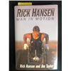 Image 1 : RICK HANSEN & JIM TAYLOR SIGNED "MAN IN MOTION" BIOGRAPHY BOOK