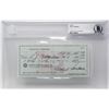 Image 1 : Vince Lombardi Signed 1962 Personal Check (BGS Encapsulated)
