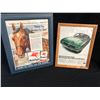 Image 1 : VINTAGE FRAMED ADS (MOBILGAS/ CAMARO)