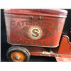 Image 2 : COLLECTIBLE VINTAGE TOBACCO TIN/ TRUCK LOT