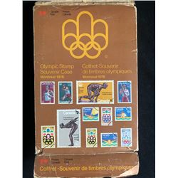 COLLECTIBLE VINTAGE 1976 OLYMIPIC STAMP SOUVENIR CASE