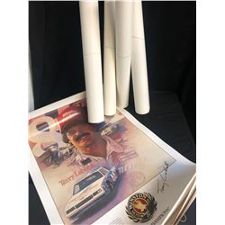 SIGNED WINSTON MOTOR SPORTS 20TH ANNIVERSARY POSTERS LOT