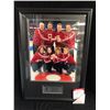 Image 1 : VANCOUVER 2010 TEAM CANADA CURLING SIGNED 22" X 30" FRAMED PHOTO W/ KEVIN MARTIN/ CHERYL BERNARD...