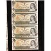 Image 1 : 1973 $1 UNCIRCULATED SEQUENTIAL CANADIAN BANK NOTES