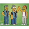 Image 1 : Cheech Marin & Tommy Chong Signed "The Simpsons" 8x10 Photo (Beckett COA)