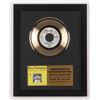 Image 1 : PETER FRAMPTON "SHOW ME THE WAY" FRAMED REPLICA 45 RPM SINGLE GOLD RECORD