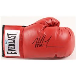 MIKE TYSON SIGNED RED EVERLAST BOXING GLOVE (JSA COA)