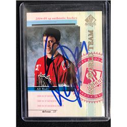 SCOTT NIEDERMAYER SIGNED 2004-05 SP AUTHENTIC HOCKEY CARD