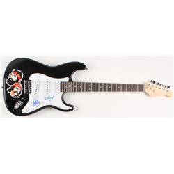 Cheech Marin & Tommy Chong Signed 38.5  Electric Guitar Inscribed  16  (JSA Hologram)