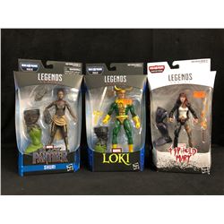 LEGENDS SERIES BUILD A FIGURE LOT (BLACK PANTHER/ LOKI/ TYPHOID MARY)