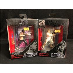 STAR WARS THE BLACK SERIES FIGURES LOT (FINN/ LUKE SKYWALKER)