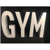 Image 1 : G Y M LETTERS SIGN