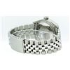 Image 4 : Rolex Mens Stainless Steel Silver Diamond Datejust Wristwatch