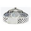 Image 6 : Rolex Mens Stainless Steel Silver Diamond Datejust Wristwatch