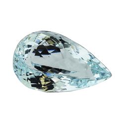 5.24 ct.Natural Pear Cut Aquamarine