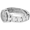 Image 6 : Rolex Ladies Stainless Steel Quickset Slate Grey String Diamond Datejust Wristwa